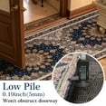 thumbnail image 4 of Mitzzllc Vintage Washable Hallway Runner Rug, Dark Blue and Beige, 2FT*6FT, Non-Slip Backing, 4 of 9