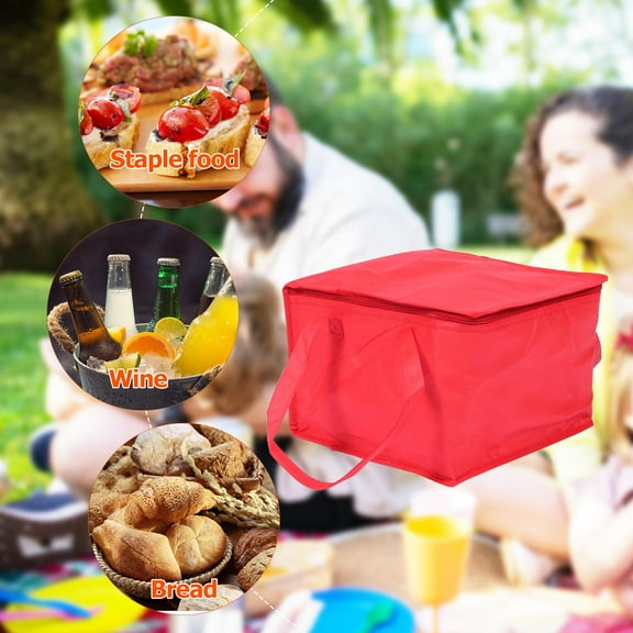 HEATSHAKING Food Carrier Bag Cloth 1Pcs 11.8X11.8X8.7In