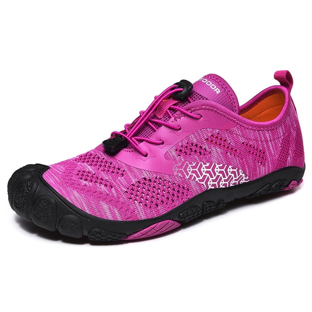 Zapatos Acuáticos Aqua Shoes Zapatillas de buceo transpirables Zapatillas de vadeo para senderismo en el lago (purple38)