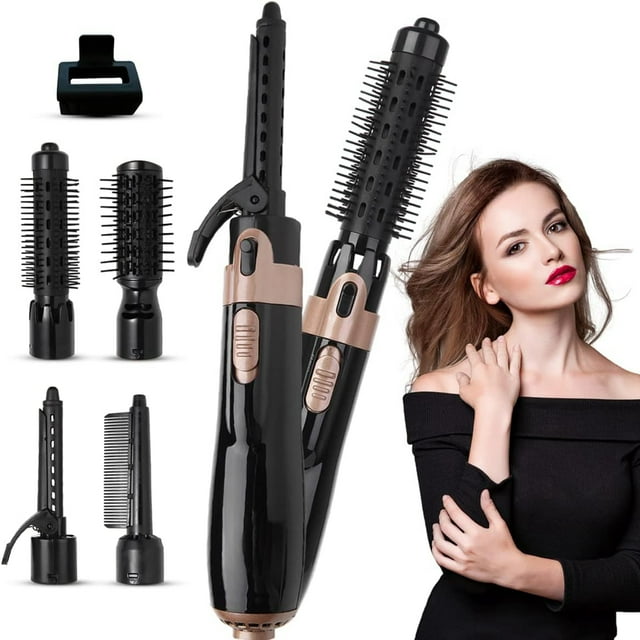 Hair Dryer Brush, 4 in 1 Hot Air Brush for Straightening/Curling/ One