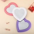 thumbnail image 5 of Espejo de maquillaje de amor, tamaño pequeño, en forma de corazón, para colgar en la pared, espejo decorativo para dormitorio de estudiantes y niñas, 5 of 5