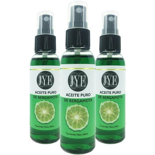 3 Frascos de Aceite de Bergamota Natural para Cabello JYE Natural