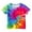 1 Red, variant on uikmnh Boys Shirts Boys Tie Dye T-Shirt Colorful Abstract Print Short Sleeve Crew Neck Casual Top for Kids Summer Spring Everyday Wear Size:10-11 Years