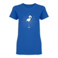 thumbnail image 1 of White Flamingo Design Shaped T-Shirt Women -Image by Shutterstock, Female x-Large, 1 of 2