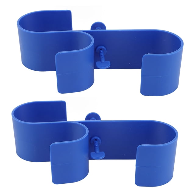 Pool Black Fence Hooks, Rugged Anti Crack Strong Load Bearing Plastic Pool Hanger for Hoses