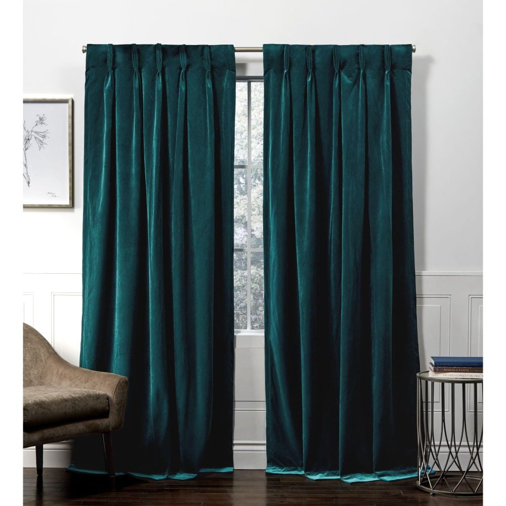 Exclusive Home Curtains Velvet Heavyweight Hidden Tab Top Curtain Panel