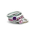 thumbnail image 2 of Gem & Harmony Created Synthetic Ruby Ring 1.70 Carat (Ctw) in Sterling Silver for Women, 2 of 5