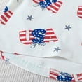 thumbnail image 5 of Sopiago Baby Boy 4th of July Summer Clothes American Flag Short Sleeve T Shirt + Solid Shorts Toddler 2PCS Outfits Set Red,12-18 Months, 5 of 7