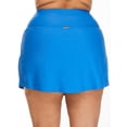 thumbnail image 2 of Women's Raisins Curve G840070 Plus Size Calina Solids Bravo Skirt Swim Bottom (Aegean 20W), 2 of 2