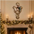 thumbnail image 5 of Dalxymotic Christmas Cross Ornament, Wooden Vintage Jesus Hanging Pendant Decor, Holiday Decorative Accent, Christmas Decorations Indoor Outdoor for Tree, Mantel, Shelf, Wall, 5 of 6