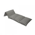 thumbnail image 4 of Damask Floor Pillow Lounger Cover, Victorian Style Baroque Classic Pattern with Ornamental Floral Leaves Image, Nap Mat Printed Fabric Case for 5 Pillows, 88" x 36", Charcoal Grey Cream, by Ambesonne, 4 of 5