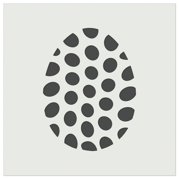 Polka Dot Easter Egg DIY Cookie Wall Craft Stencil - 5.5 Inch
