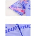 thumbnail image 3 of Girls 1pc Raglan Skirted Swimsuit With Flamingo Pattern & Zipper Short Sleeves, Sports Swimwear Pool Vacation Beachwear Summer, 3 of 5