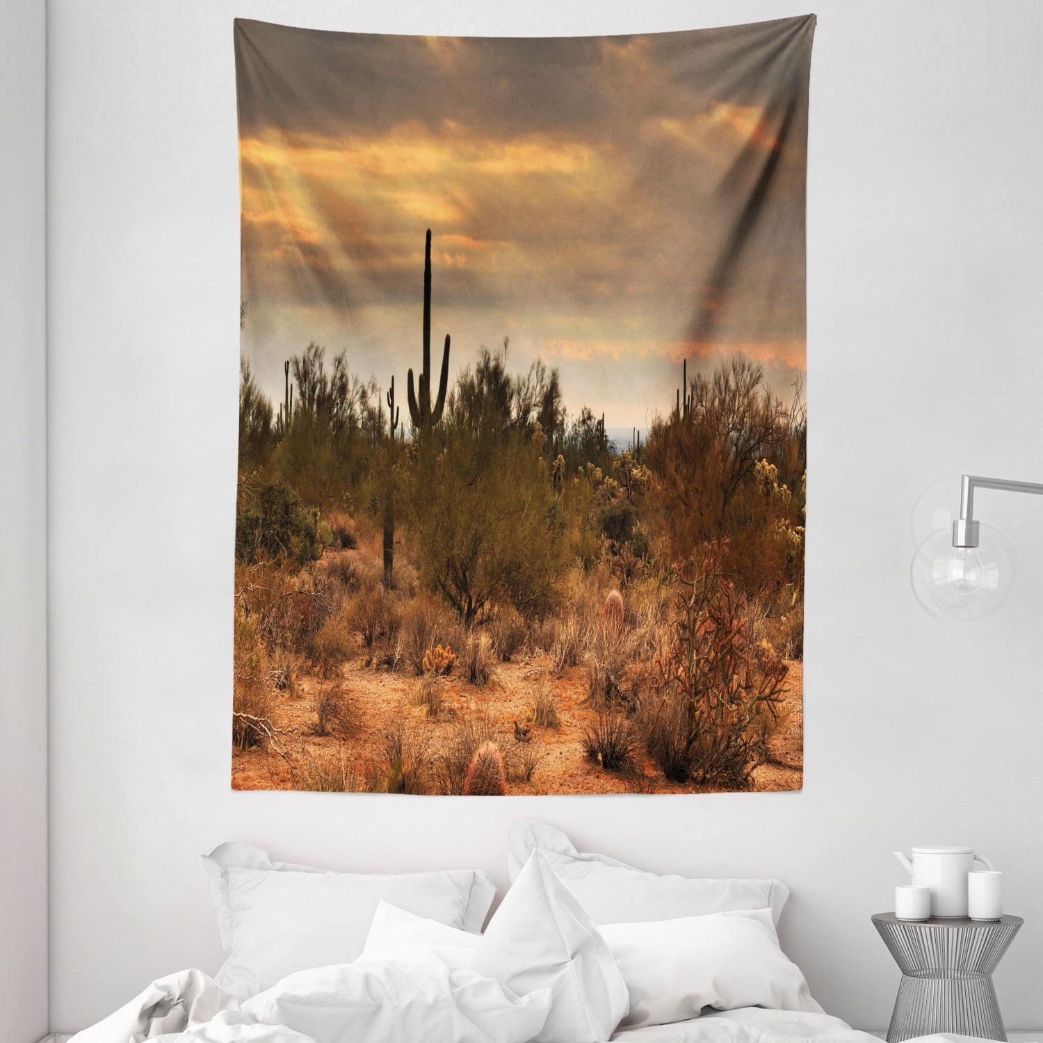 Arizona Sonoran Desert Tapestry Wall Hanging for Living Room Bedroom Dorm Decor 