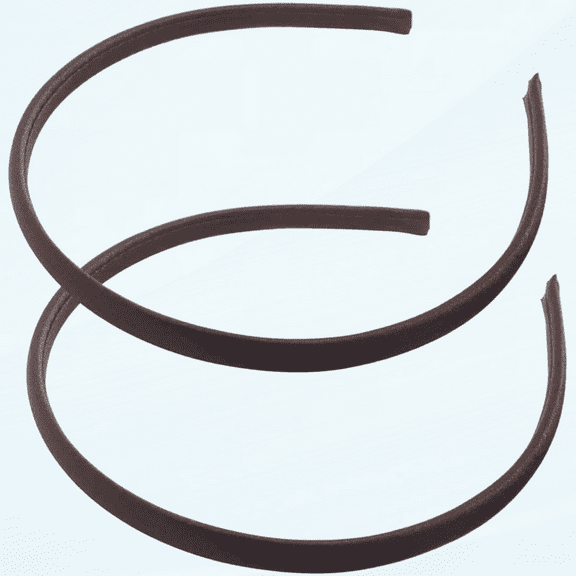 Girls Headband Narrow Thin Alice Hairbands -2 PCS (Brown)