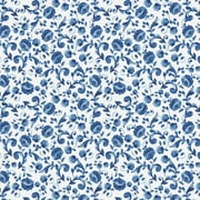The Pioneer Woman 21" x 0.5 yd 100% Cotton Floral Precut Sewing & Craft Fabric, Blue