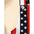 thumbnail image 6 of Wassery Independence Day Toddler Girl Summer Suspenders Jumpsuit Stars Stripes Sleeveless Rompers Pants 4th of July Outfits, 6 of 8