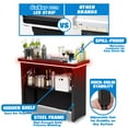 thumbnail image 4 of GoBar PRO LED Commercial Grade Portable Bar Table with Multi-Color Lights - 47.5 x 19 x 38 Inches Assembled, 4 of 6