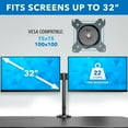 thumbnail image 4 of Mount-It! Large Electric Sit-Stand Desk Converter with Dual Monitor Mount, 4 of 10