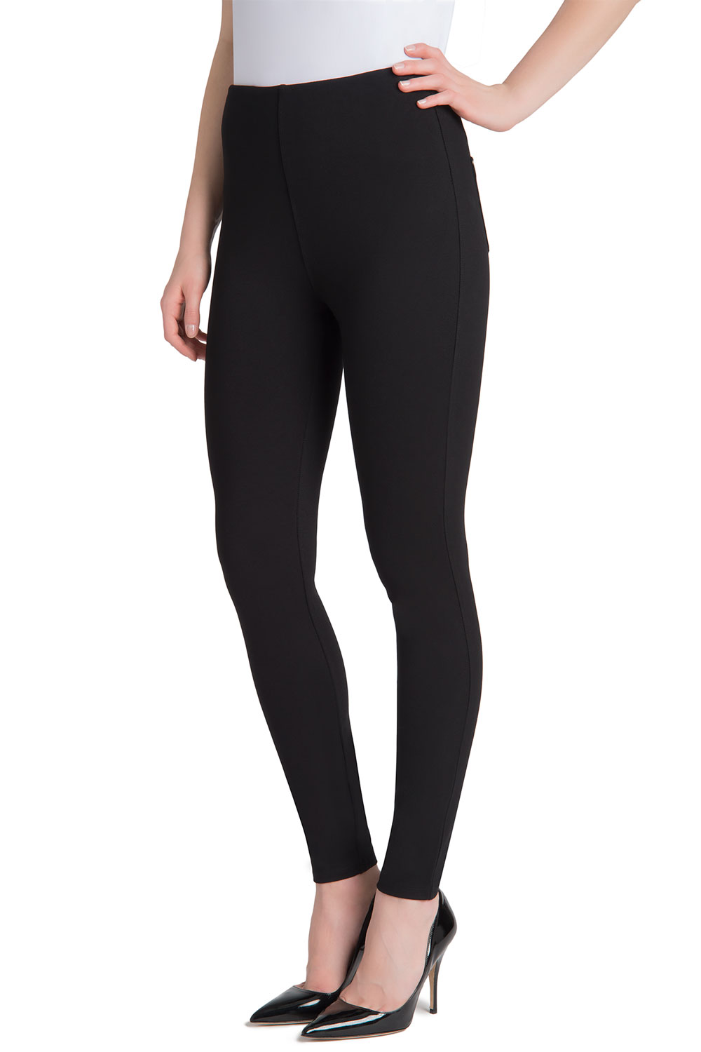 Lysse Twist Zip Ponte Legging 1138L 