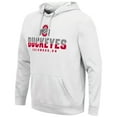 thumbnail image 2 of Men's Colosseum White Ohio State Buckeyes Lantern Pullover Hoodie, 2 of 3