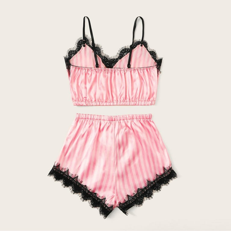 Silk shorts and crop top nightwear sale