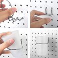 thumbnail image 3 of juegos de contenedores de tablero perforado con anillos, ganchos y vasos transparentes, 3 of 5