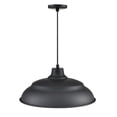 thumbnail image 3 of Millennium Lighting RALWHC20-SB R Series 20" Wide Pendant - Black, 3 of 4