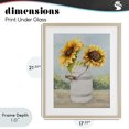 thumbnail image 4 of Stupell Industries Farmhouse Sunflower Pitcher in Country Birch Framed Print Under Glass, 17 x 21, by Patricia Pinto, 4 of 8