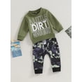 thumbnail image 3 of Suealasg Baby Boys Fall Tracksuit Outfits Set Clothes 6M 1T 2T 3T Kids Boys Long Sleeve Sweatshirt Camouflage Sweatpants 2PCS Casual Autumn Clothing for Toddler Boys, 3 of 8