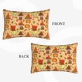 thumbnail image 2 of Daiia Autumn Gnomes Bedding Waterproof Pillow Protector Zippered Queen – Bed Bug Proof Pillow Encasement-16"x24", 2 of 6