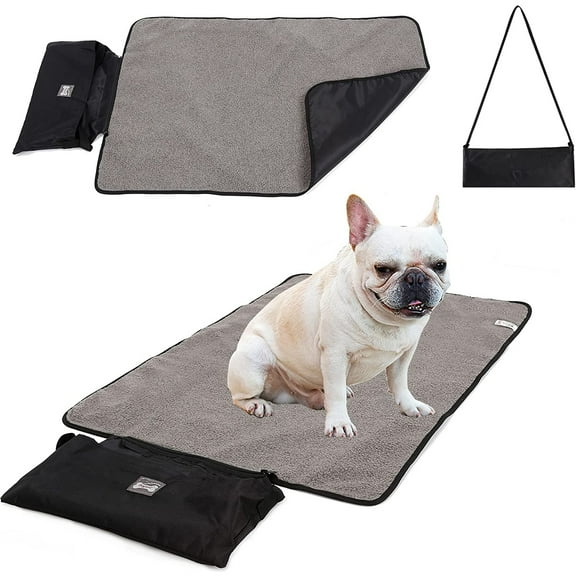 1PC 39In Outdoor Dog Bed, Waterproof & Foldable Camping Travel Pet Mat, Portable Double Sided Available Pet Pad, Large Size Easy to Clean, Breathable and Odor Resistant Pet Cooling Pad 28"*39"