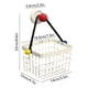 thumbnail image 3 of Caja de almacenamiento con ventosas, cesta colgante en la pared para el baño, estante de almacenamiento, organizador de malla metálica, protector para encimeras, almacenamiento en pared sin taladros, 3 of 6