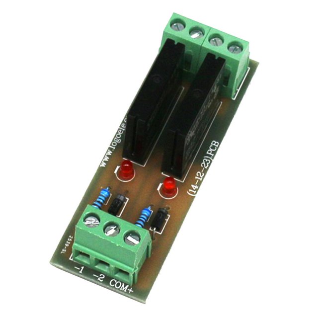 Módulo de controlador de escudo de de potencia de 12V 24V indicador de disparo de 2 vías Sharpla Módulo de relé de alimentación