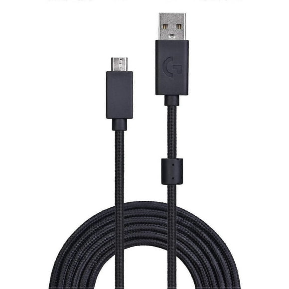 Replacement Nylon Braided Cable Micro Usb Female Adapter For Logitech G915 Tkl Keyboard Standard Size