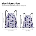 thumbnail image 3 of Bingfone Daisies Flowers Drawstrings Backpacks Bags for Men Women Gym Drawstrings Bag-Medium, 3 of 8