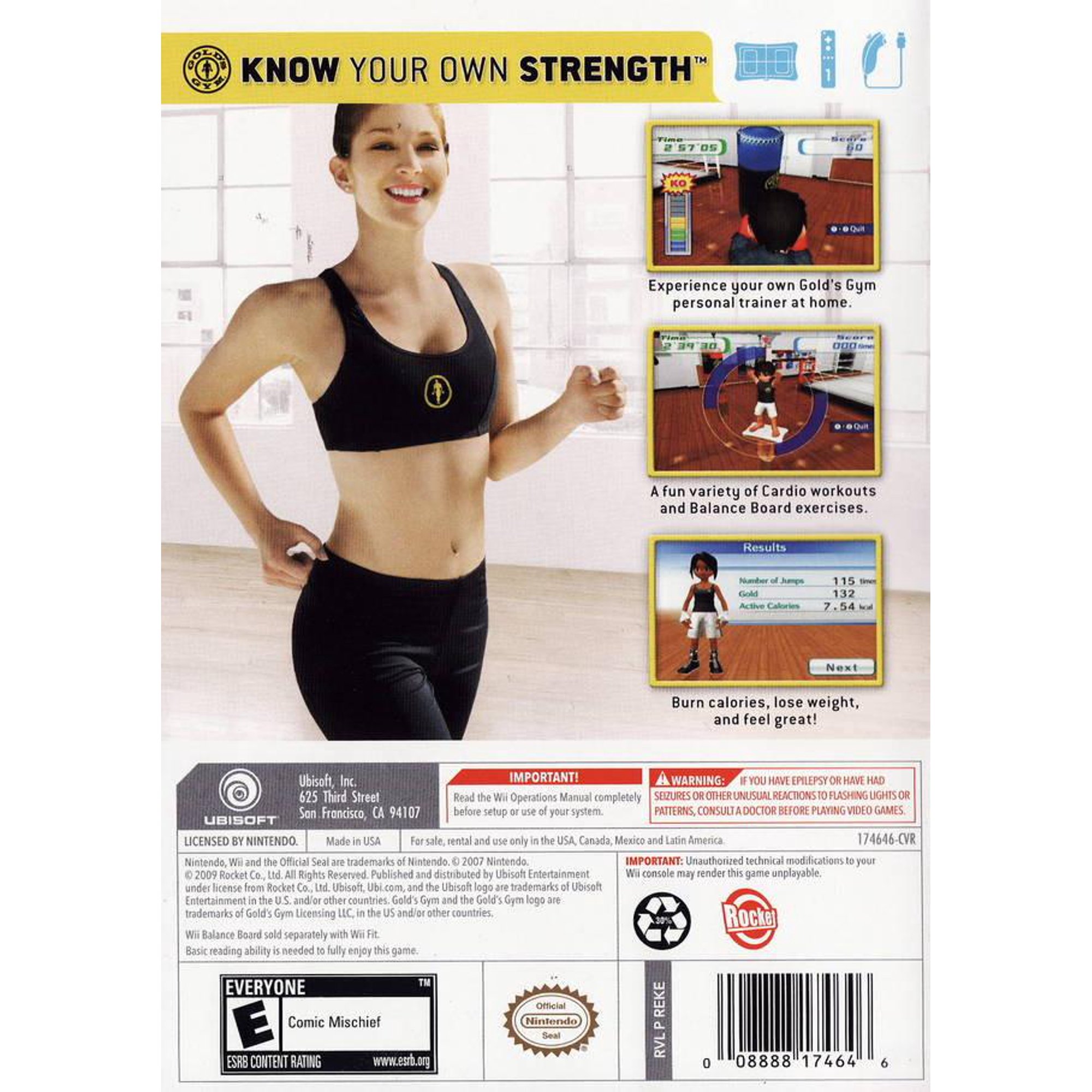 Gold S Gym Cardio Workout Nintendo Wii Walmart Canada Gold S Gym Cardio Workout Nintendo Wii Walmart Canada