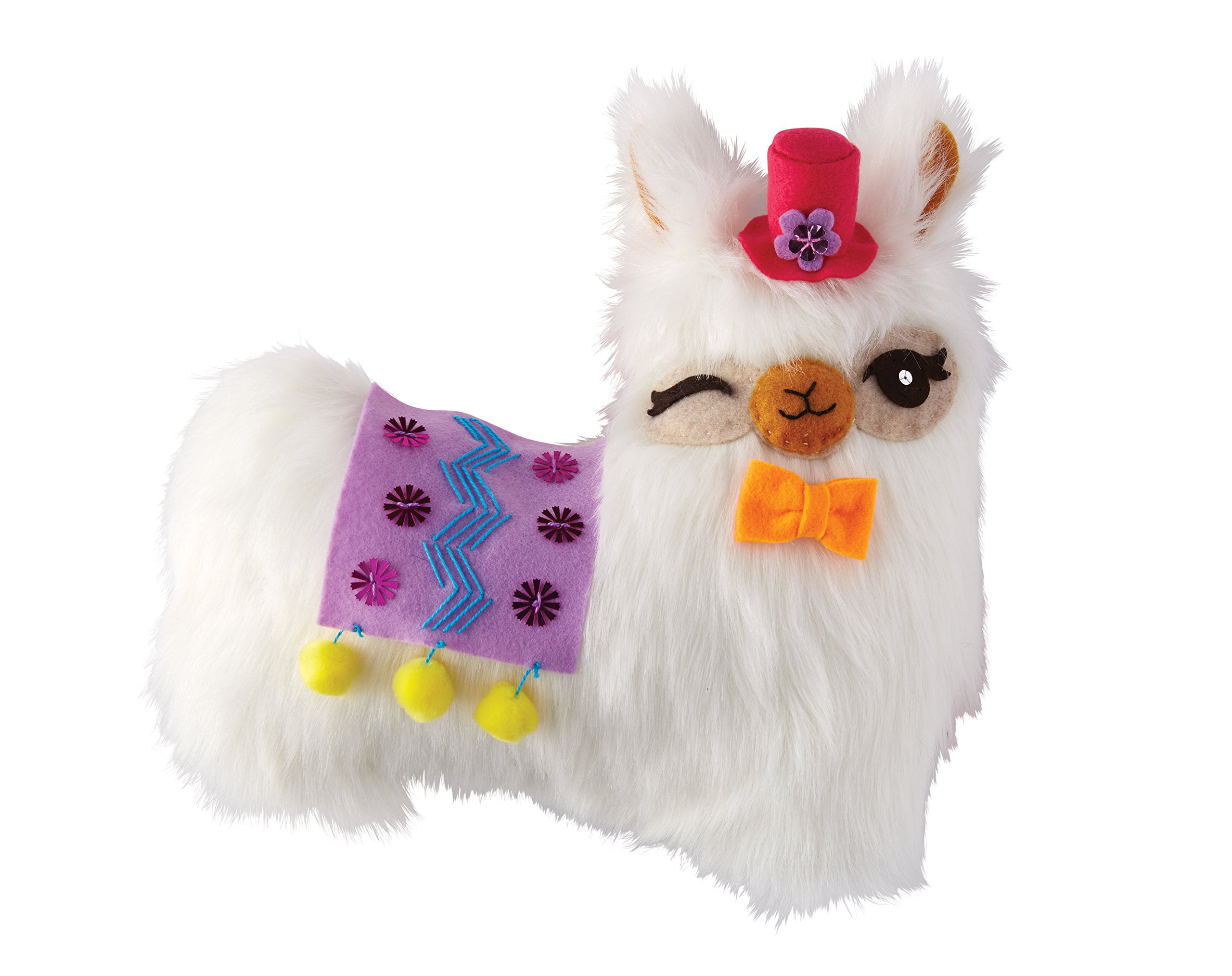 Klutz-Scholastic 159218 Sew Your Own Furry Llama Pillow Kit - Ages 