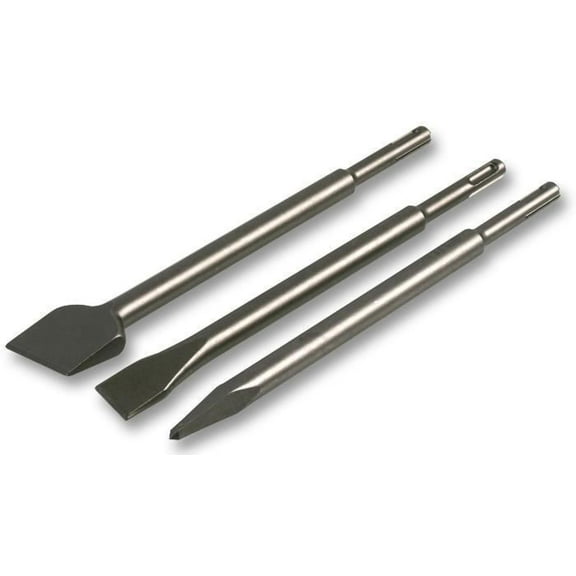 BOSCH - PROFESSIONAL (BLUE) - SDS-Plus Chisel Set, 3 Piece