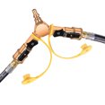 thumbnail image 3 of Labymos 1/4'' RV Propane Quick Connect Fittings Solid Brass 2 Way Y Splitter Adapter for, 3 of 8