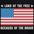 thumbnail image 3 of CafePress - Land Of The Free Flag Hooded Sweatshirt - Pullover Hoodie, Classic & Comfortable Hooded Sweatshirt, 3 of 4