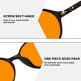 thumbnail image 3 of Gafas de bloqueo de luz azul LIKSMU Vintage Round Mate Black, 3 of 6