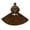 Brown, variant on HJYCHN Cape Poncho Outerwear with Hood and Tie Closure Soft Lined Winter Wear for Toddlers Cozy Fashion Brown 6-12 Months