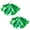 Green, variant on ranrann 1 Pair Cheer leader Aerobics Pom Poms with Baton Handle Sports Meeting School Competition Green One Size