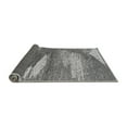 thumbnail image 2 of Ahgly Company Indoor Round Abstract Gray Modern Area Rugs, 3' Round, 2 of 4