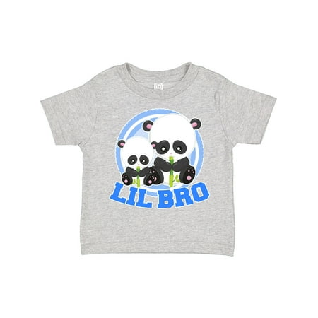 

Inktastic Lil Bro Panda Boys or Girls Toddler T-Shirt