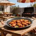 thumbnail image 4 of Nonstick Crepe Pan, Stainless Steel Flat Skillet, Stainless Steel Honeycomb Coating Pancake Pan, Tortilla Griddle Pan for Easy Cleanup, with All Stove Tops Available, 4 of 7