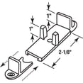 thumbnail image 2 of Prime Line N7384 Brown Plastic Bi-Pass Door Guide- 1 in., 2 of 4