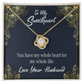 thumbnail image 3 of To My Wife My Heart is Yours Infinity Knot Necklace Message Card, 3 of 17