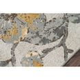 thumbnail image 3 of Momeni Floral Seasonal & Holiday Farmhouse Area Rugs, Gray/Gold,36"x24", 3 of 4